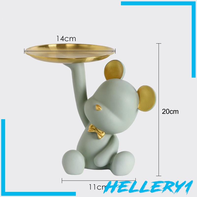 Mô Hình Gấu Điêu Khắc Dễ Thương Trang Trí Chìa Khóa / Làm Đồ Ăn Vặt