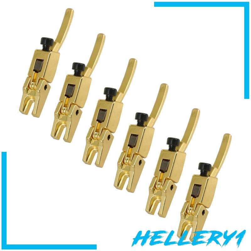 Bộ 6 Ngựa Tremolo Khóa Dây Đàn Guitar Điện Thay Thế Tiện Dụng
