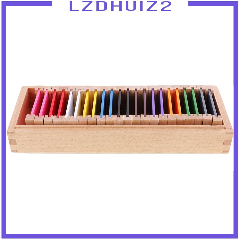 Hộp Đồ Chơi Bằng Gỗ Nhiều Màu Sắc Dành Cho Trẻ Mẫu Giáo