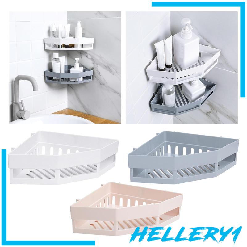 Giá Đỡ Đựng Dầu Gội Gắn Góc Tường Tiện Dụng Cho Phòng Tắm