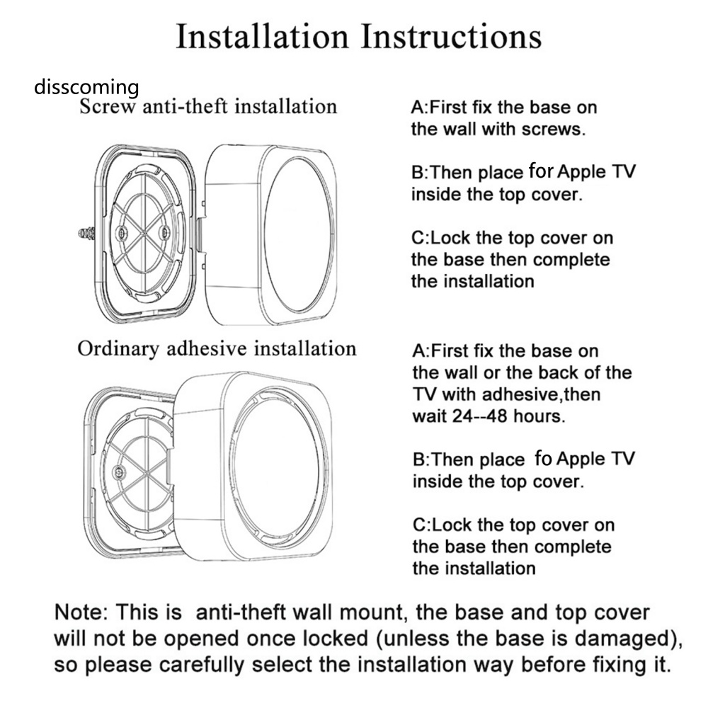 Áo Thun SL SL SL SL SL SL SL| Giá Đỡ Tv Gắn Tường Thoát Nhiệt Dễ Lắp Đặt Cho Apple Tv 4k / hd-compatible / 4th