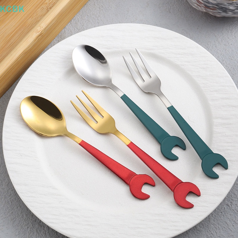 Set 2 Dụng Cụ Làm Salad Bằng Thép Không Gỉ