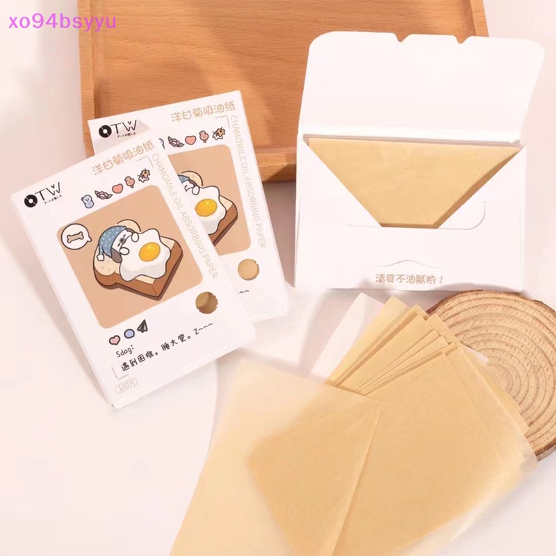 Set 100 Giấy Thấm Dầu Xo94Bsyu Dành Cho Trang Điểm Mặt