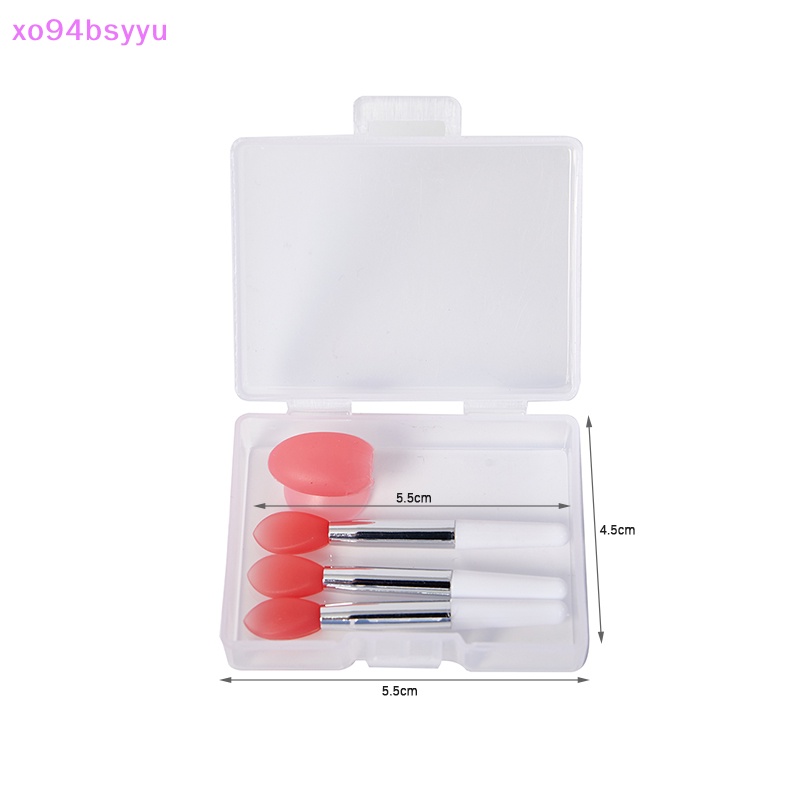 Cọ Đắp Son Dưỡng Môi Bằng Silicon Kèm Cốc Hút Chống Bụi Xo94Bsyu