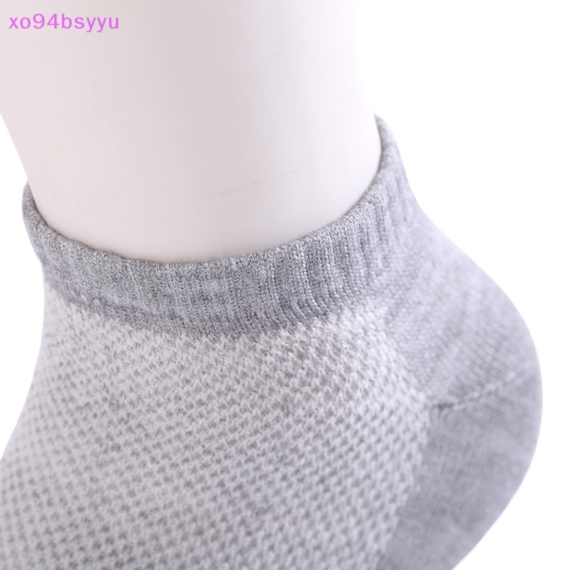 Vớ Thể Thao Cổ Thấp Xo94Bsyu Chất Liệu Cotton Phối Lưới Thời Trang Cho Nam