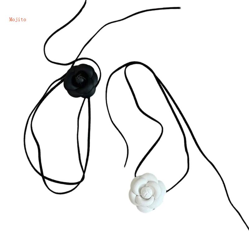 Mojito Vòng Cổ Choker Hoa Trà Ngọt Ngào Thanh Lịch Cho Nữ