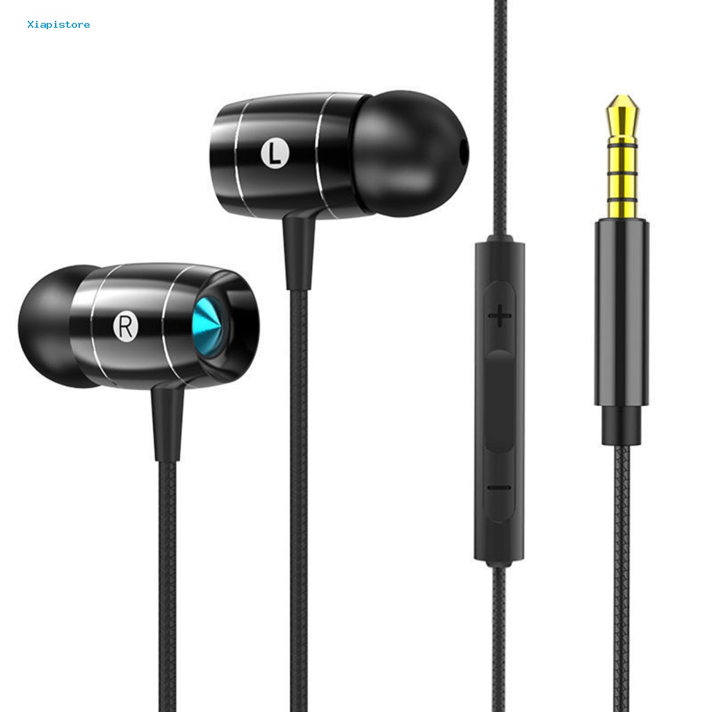 Tai Nghe Nhét Tai Jack 35mm Có Micro Âm Thanh Stereo Sống Động