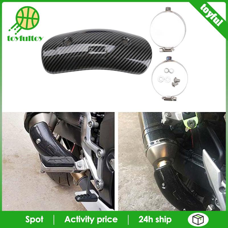 Phụ Kiện Bảo Vệ Ống Xả Xe Máy Kèm 2 Kẹp Cố Định