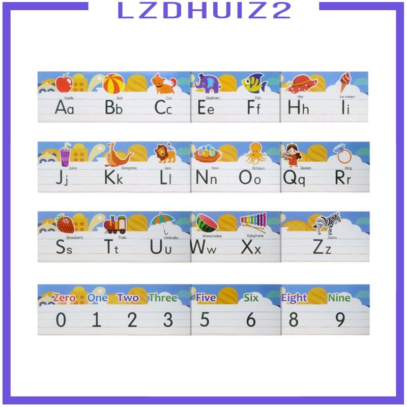 Bảng Chữ Cái / Số Nhiều Màu Sắc Giáo Dục Cho Bé