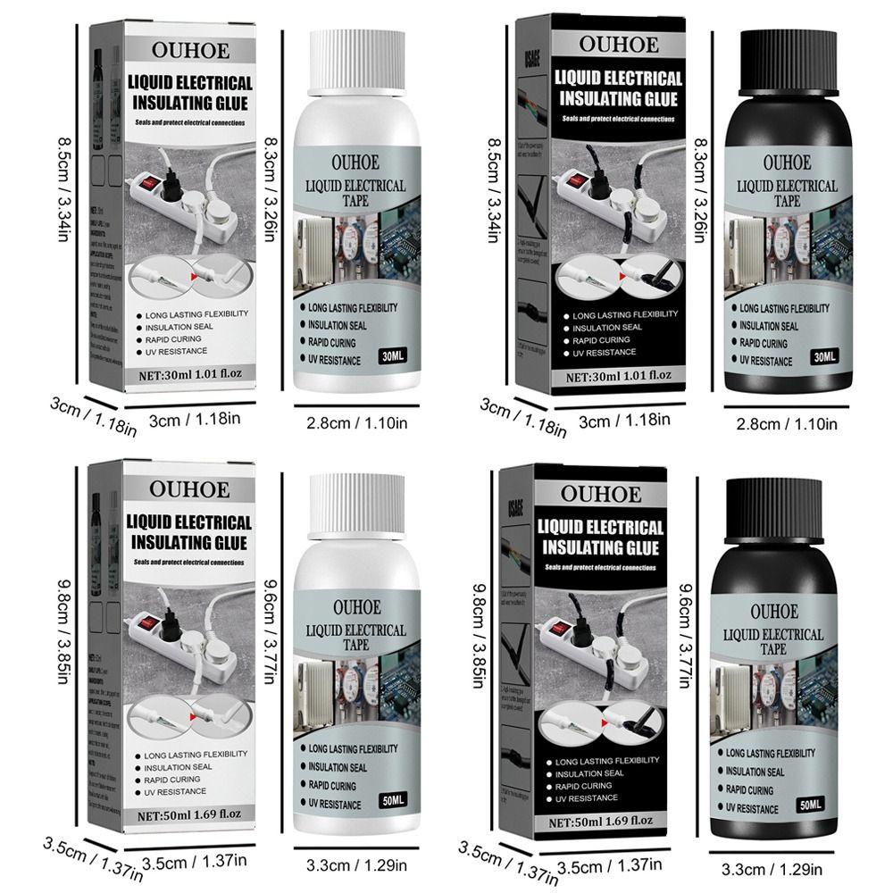 Keo Dán Cách Nhiệt Chống Thời Tiết Màu Trắng Đen 30 / 50ml 30 / 50ml