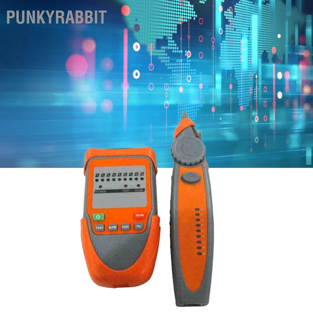 PunkyRabbit Máy Kiểm Tra Cáp Mạng Đa Chức Năng Trực Quan Phát Hiện Lỗi Thiết Bị Định Vị Dây Chính Xác
