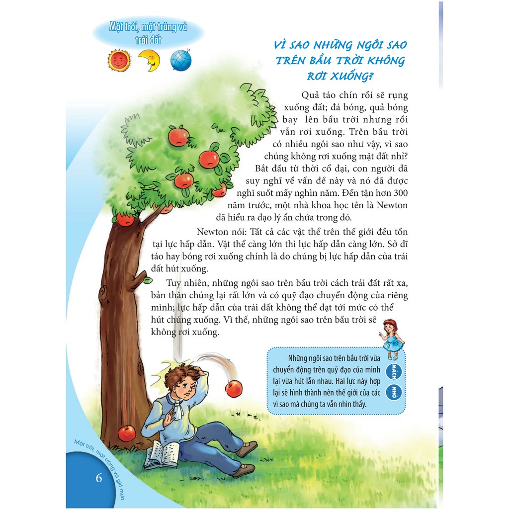 Sách 10 Vạn Câu Hỏi Vì Sao - Mặt Trời, Mặt Trăng Và Gió Mưa  - Bản Quyền