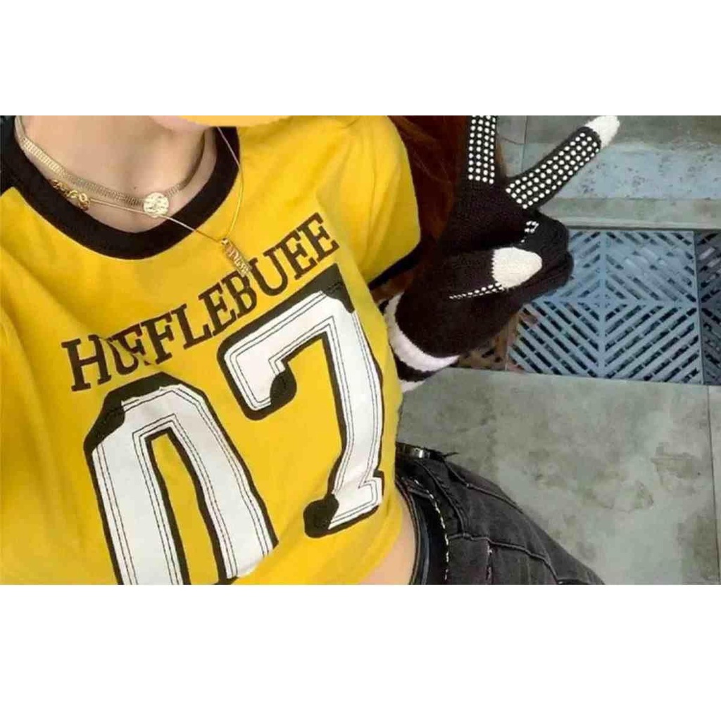 Áo Thun Ngắn Tay Ôm Dáng Phong Cách Đường Phố Mỹ Thời Trang Mùa Hè Mới Cho Nữ