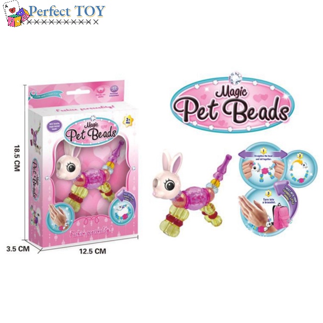 Chuỗi Hạt Pha Lê Hình Pokemon Tự Làm Vòng Tay / Trang Sức Cho Bé Gái