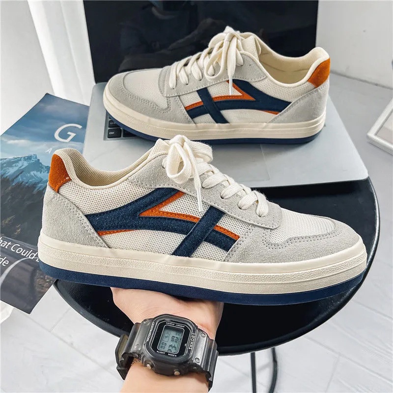 🔥Giày Thể Thao nam🔥 Giày sneaker Vải Canvas Thoáng Khí Phong Cách Hong Kong Cách Mới Cho