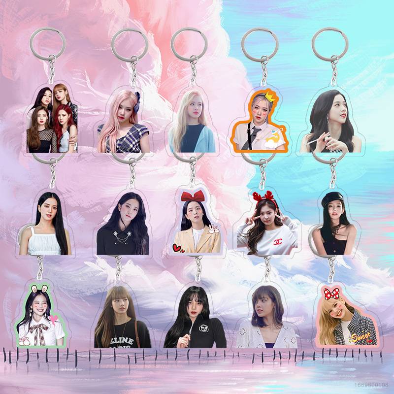 Móc Khóa Hình LISA JISOO BLACKPINK GP1 PG1