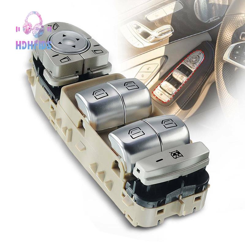 Cho Mercede-Benz C300 GLC300 GLC43 C43 C63 W205 S205 C253 2015-2018 Master Công Tắc Cửa Sổ Điện Phía