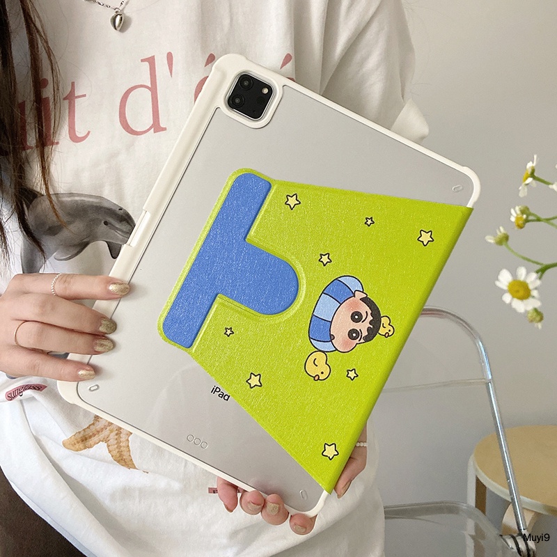 Bao Da Máy Tính Bảng In Hình Shin-chan Thời Trang Cho Ipad 10.2 Ipad 10Th Mini 6 Ipad 9.7 Air 10.9 Pro 11 / Ipad 12.9 Ipad 9Th Ốp
