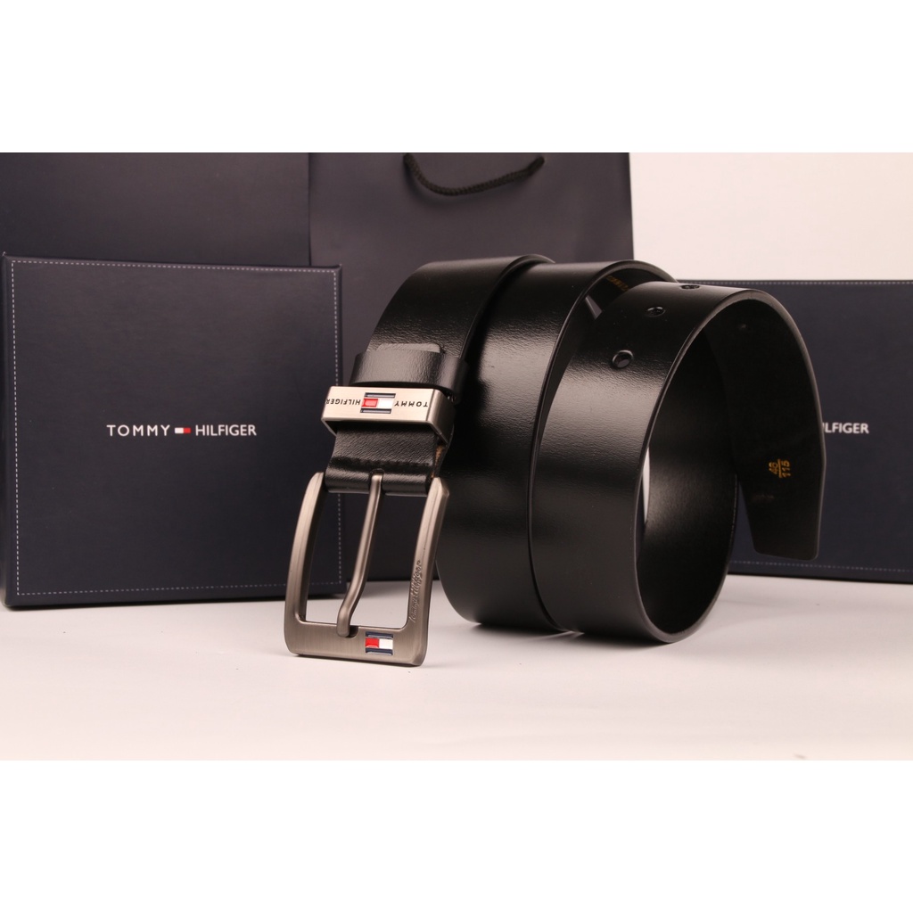 Tommy hilfiger thắt lưng mỏng dây đeo thắt lưng bằng da thật thời trang blogger xu hướng thắt lưng ghim khóa thắt lưng nam và nữ đồng quê