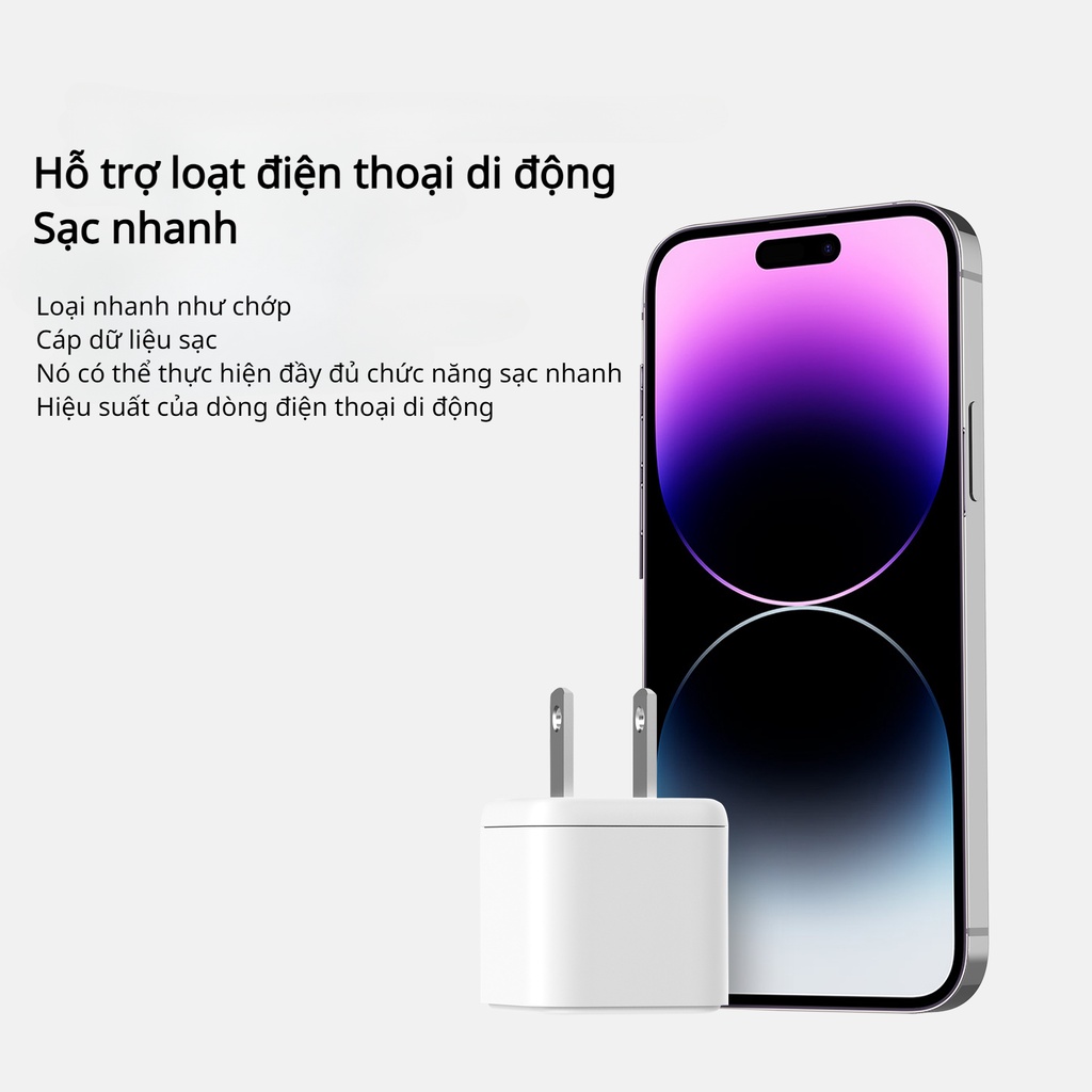 Cốc Sạc Nhanh Orsen C16 PD 20W USB TYPE C 100% Chính Hãng Cho Tất Cả Các Dòng Điện Thoại Android