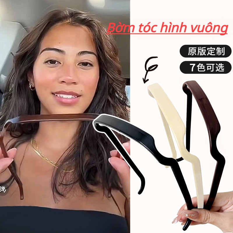 Cài Tóc Vuông Vô Hình Thời Trang Mùa Hè Mới Cho Nam Nữ
