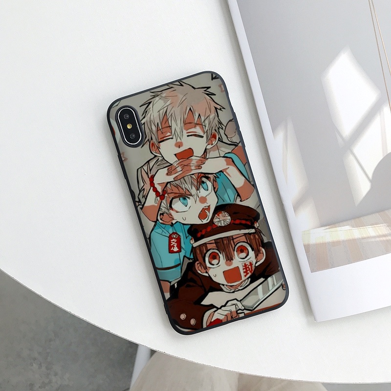 Ốp Điện Thoại Mềm Hình Hanako-kun WV3 FH274 Cho iphone X XS XR 14 Pro Max Plus 12 13 Mini