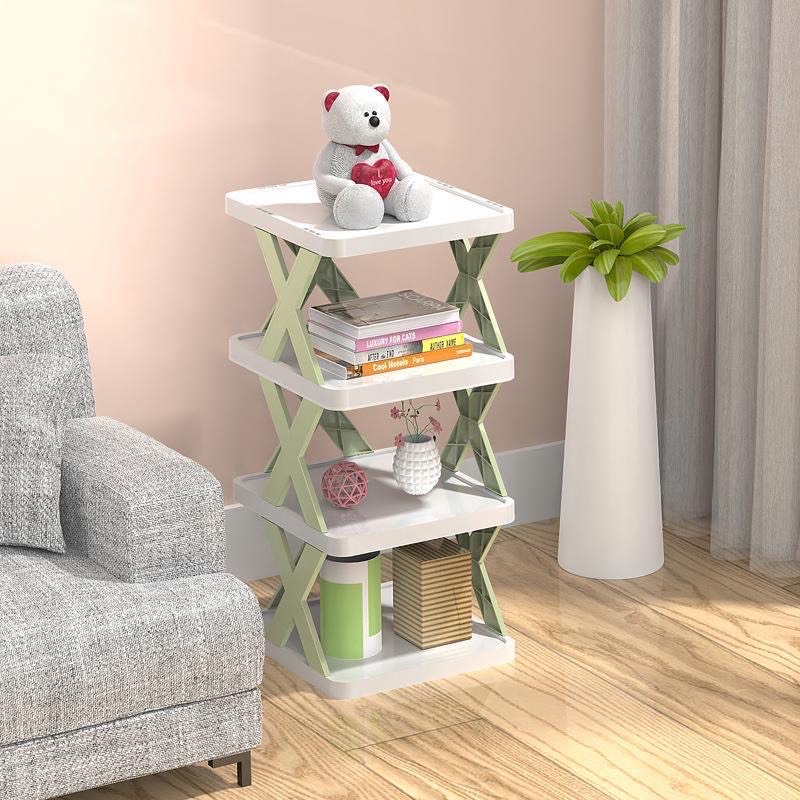 Kệ để giày dép 5 tầng chữ X - Kệ đựng giày dép đa năng bằng nhựa lắp ghép - Sunhome Babee