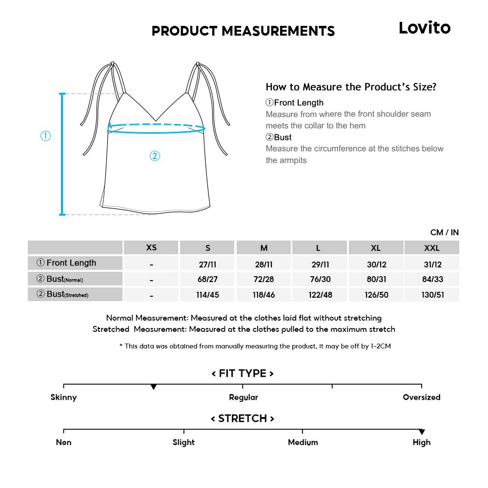 Áo hai dây Lovito len gân không tay dáng ôm viền trơn tương phản L00008