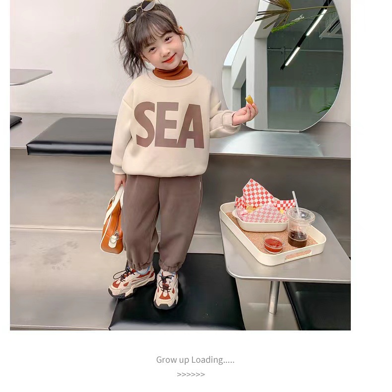 90-140cm Áo Sơ Mi Bé Gái Xuân Thu Phù Hợp Với Phong Cách Mới Thường Ngày Cho Bé Hợp Thời Trang Quần Áo Trẻ Em Thể Thao Thời Trang Bộ Đồ Hai Mảnh