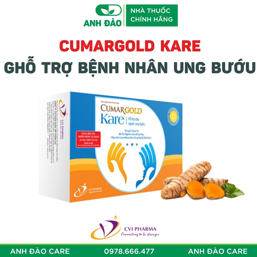 ✅️ Cumargold Kare CIV giải pháp hỗ trợ cho bệnh nhân ung bướu hộp 3 vỉ x 10v- NHÀ THUỐC ĐỨC TÂM [CHÍ
