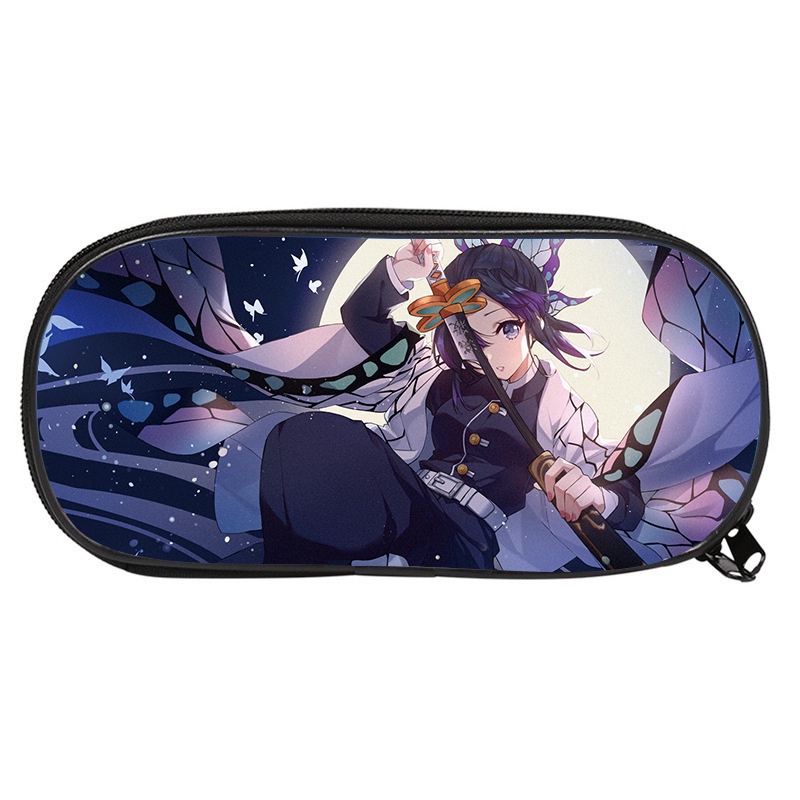 Túi Đựng Bút In Hình Anime Demon Slayer Zenitsu Tanjirou Sức Chứa Lớn
