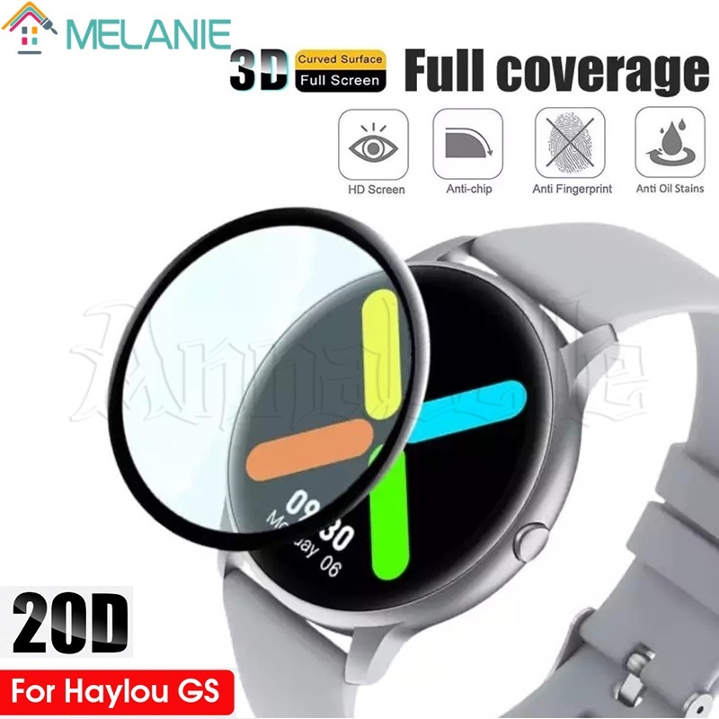 Miếng Dán Bảo Vệ Màn Hình Đồng Hồ Thông Minh 3D HD Chống In Dấu Vân Tay Cho Xiaomi Haylou GS