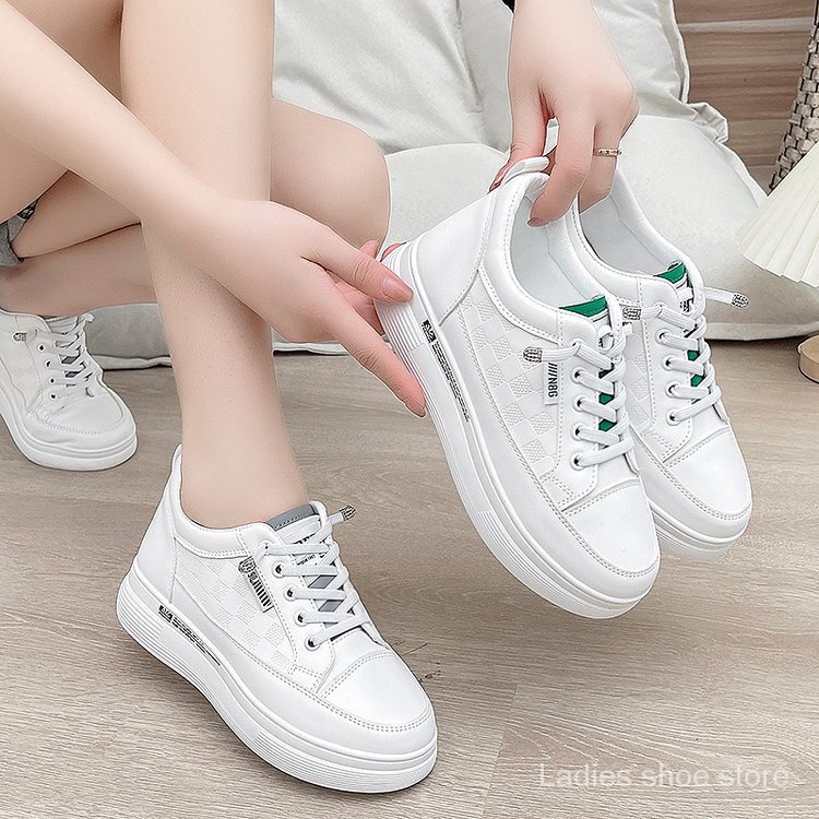Giày Thể Thao Lưới Cao Su PU Đế Thấp 2023 (Nhỏ Hơn 3cm)