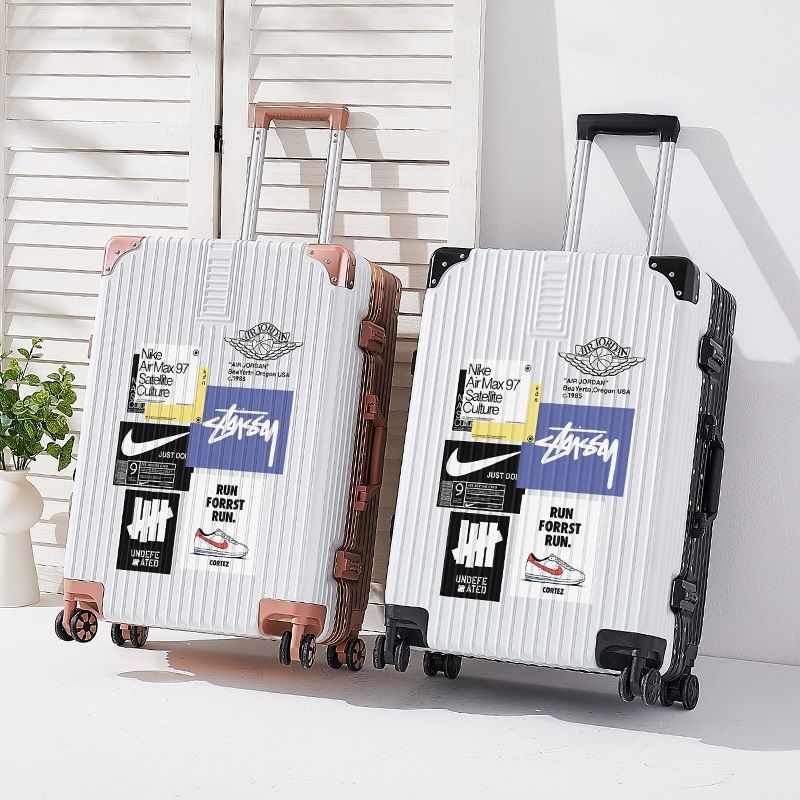 Vali LOGO hợp thời trang 20/22/24/26/28 inch vali kéo di động vali sức chứa lớn cho bé trai và bé gái