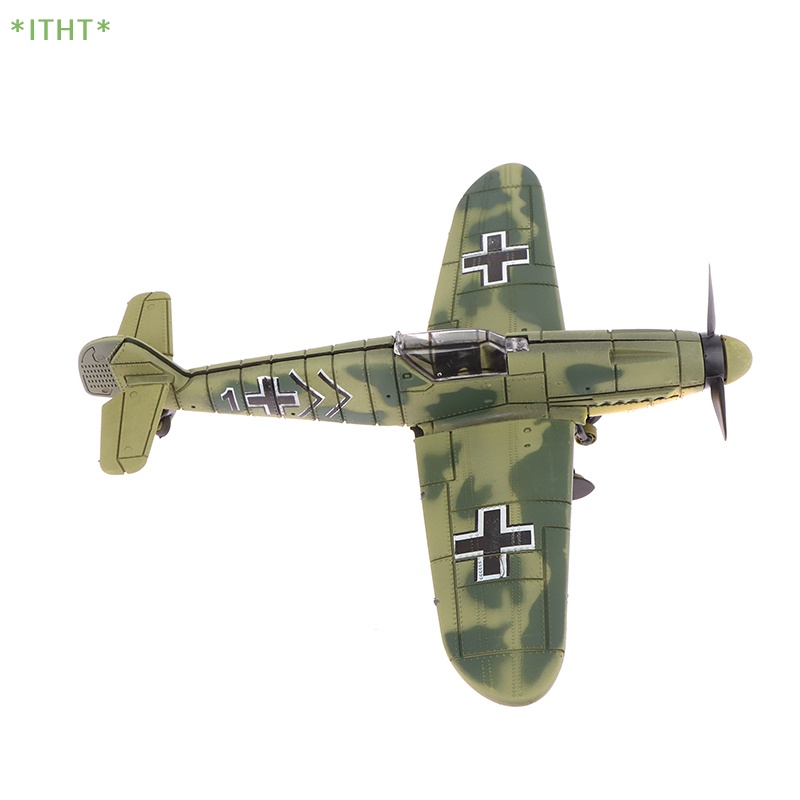 1 Mô Hình Máy Bay Chiến Đấu Đức BF109 UK Hurricane Fighter 4D 1 / 49 Mới