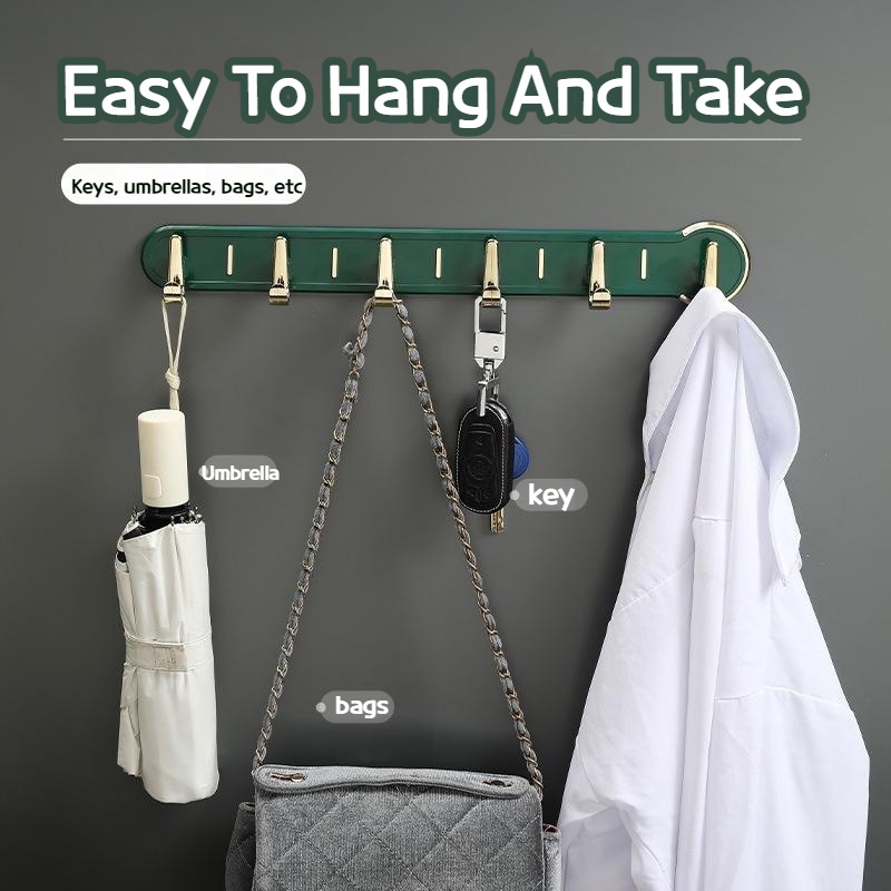 Móc Treo Đồ Dán Tường Không Cần Khoan Sang Trọng
