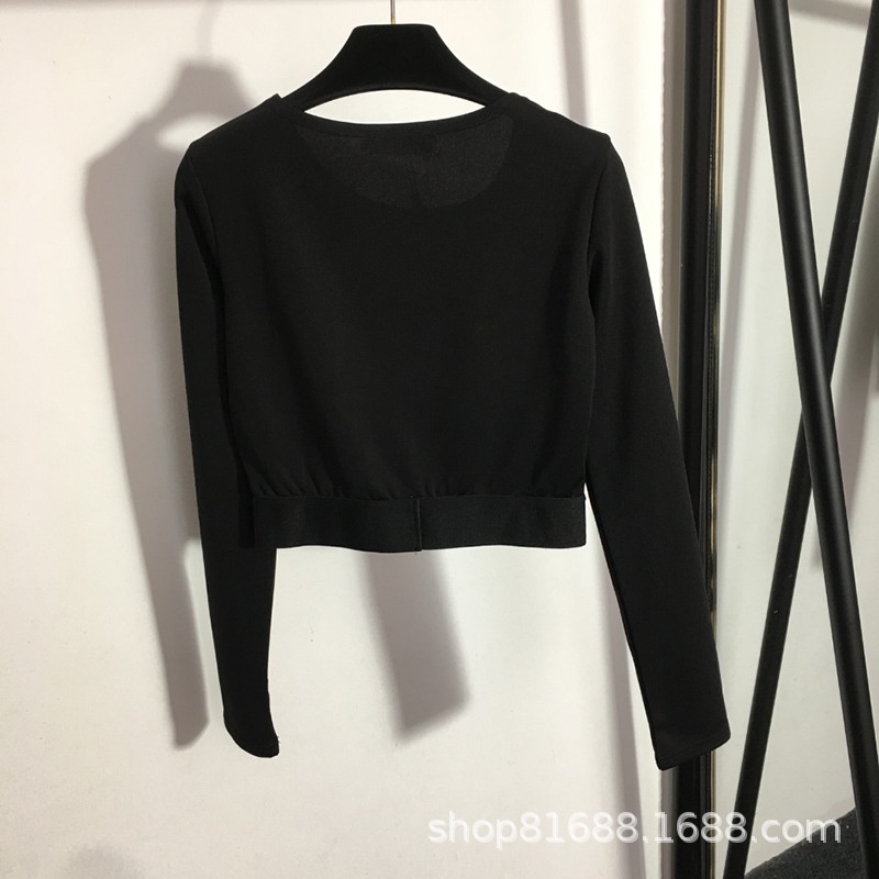 5ZA5 Dolce Gabb trendy a spring/summer 2023 new ribbon waist-tight long-sleeved short coat waist buckle high waist hip-covered skirt women's slimming