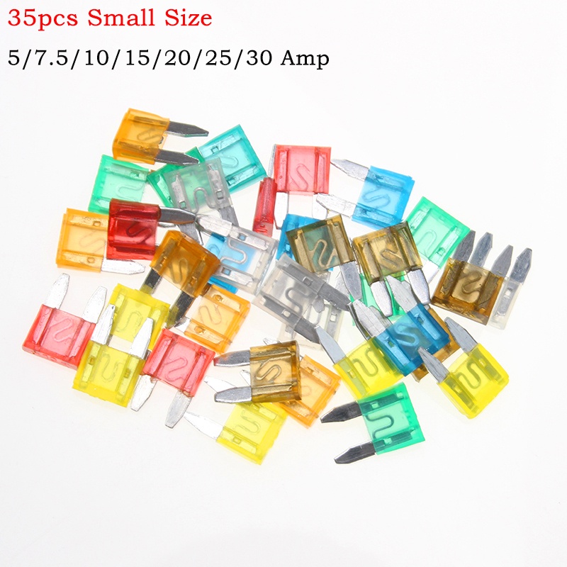 Electrapick Set 160 Cầu Chì Lưỡi Nhỏ Vừa Cho Xe Hơi / Xe Tải 5 / 7.5 / 10 / 15 / 20 / 25 / 30a