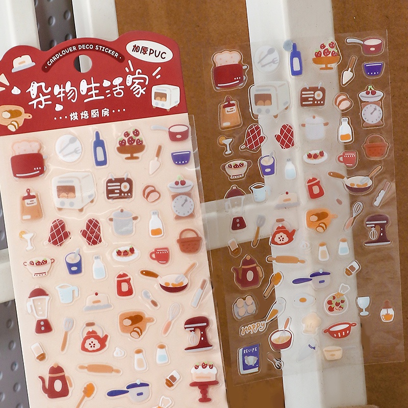 1 Sticker Dán Trang Trí Sổ Tay Bằng PVC Hình Tạp Chí Dễ Thương Bắt Mắt