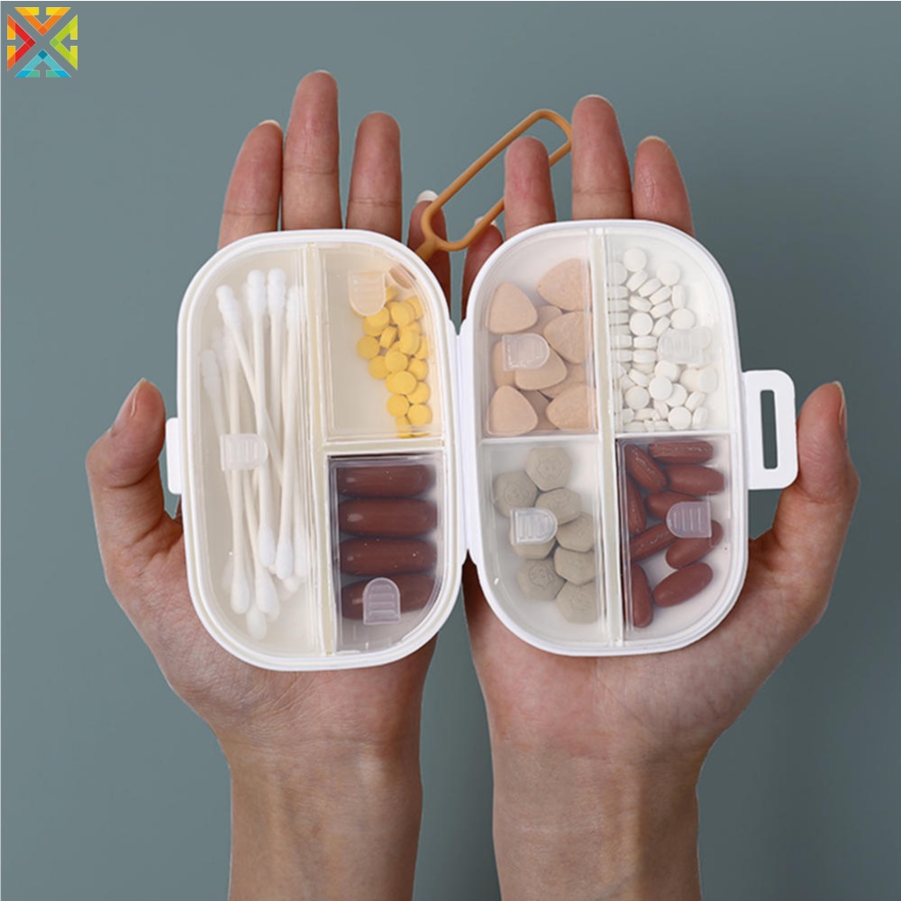 Hộp Đựng Thuốc / Trang Sức Mang Đi Du Lịch Tiện Lợi