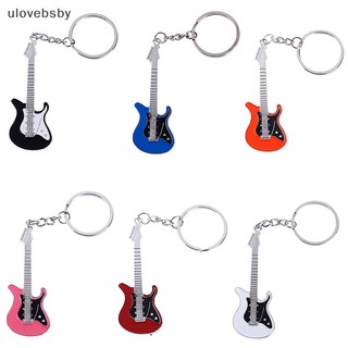 Móc Khóa Hình Cây Đàn guitar Điện mini Bằng Kim Loại Sáng Tạo