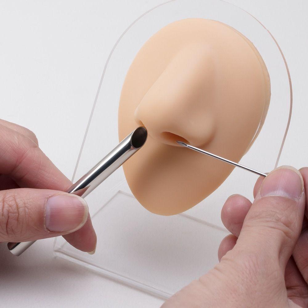 Eutus Piercer Ống Kim Xỏ Khuyên Cơ Thể Bằng Thép Bền Bỉ Dùng Cho Tai / Mũi / Môi / Rốn