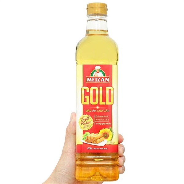 Dầu ăn cao cấp Meizan Gold chai 1 lít