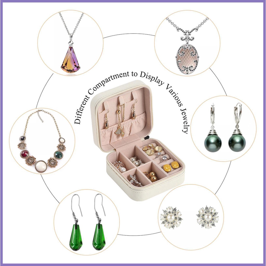 Hộp trang sức du lịch hộp đựng đồ trang sức cho du lịch trang sức tổ chức hộp trang sức nhỏ cho nữ trang sức nữ trang sức du lịch nota2vn