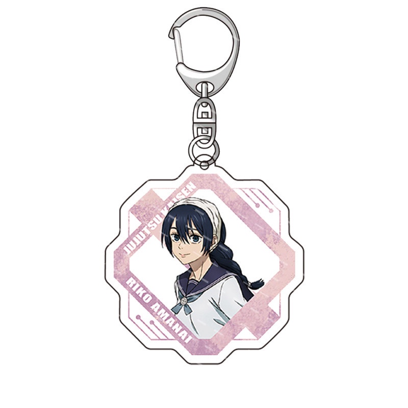 Jujutsu kaisen keychain anime keyring acrylic dễ thương gojo satoru kugisaki nobara bag quà tặng mặt dây chuyền