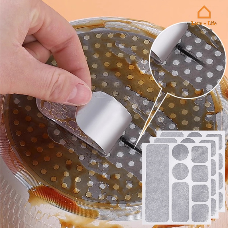 Miếng Dán Sửa Chữa Lỗ Nồi Bằng Lá Nhôm Tự Dính Chống Nước Chịu Nhiệt Độ Cao