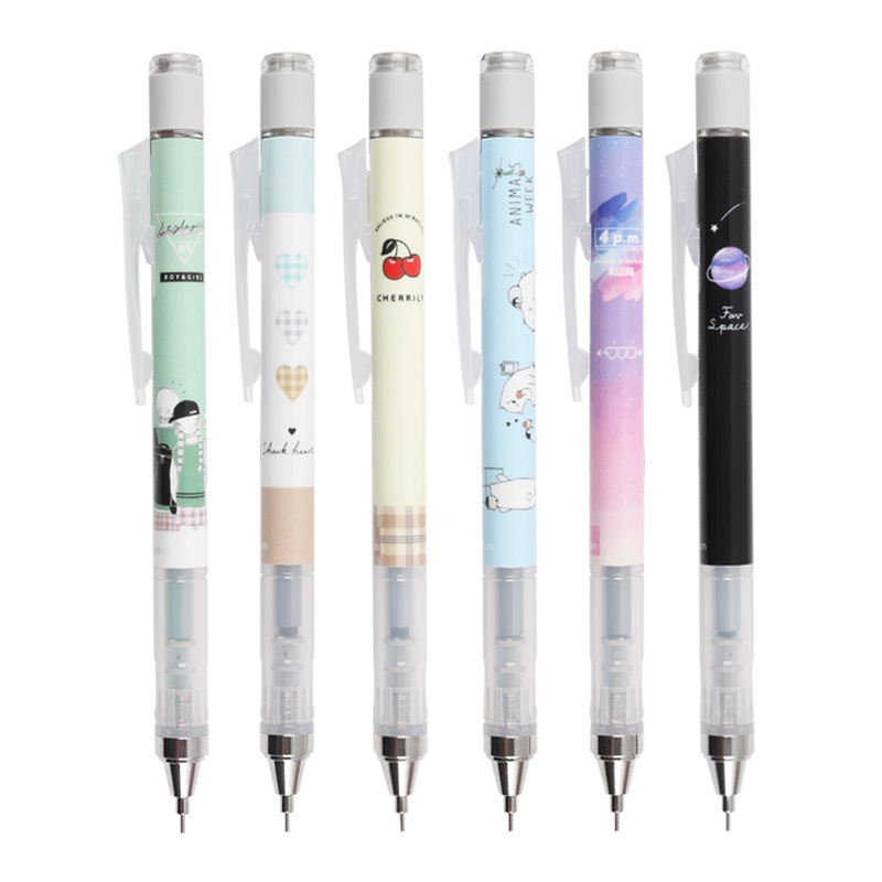 Bút Chì Ngòi 0.5mm In Hình Chuồn Chuồn Phong Cách Nhật Bản