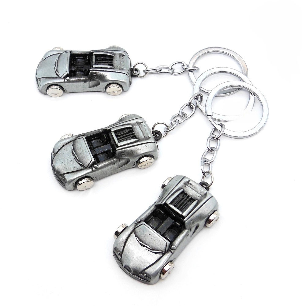 Mini car motorcycle keychain vintage convertible metal key ring cho phụ nữ đàn ông xe hơi túi xách điện thoại mặt dây chuyền quà tặng sinh nhật