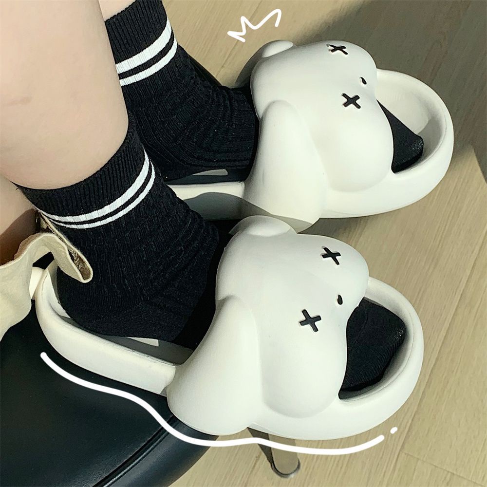 HQ dép đi trong nhà Dép Lê Thời Trang Đơn Giản Cho Nữ dép bánh mì Chống trượt Thoải mái Thoáng khí B20H1FW