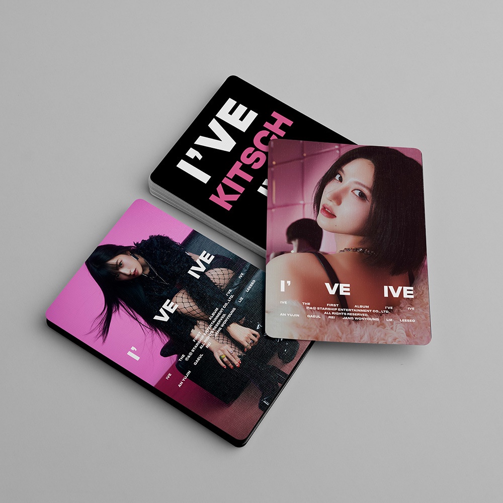 55 cái / hộp ive album mới a dreamy day photocards eleven after like i've lomo cards rei wonyoung liz leeseo gaeul yujin kpop postcards on sale jy